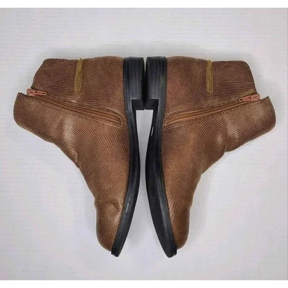 Bellini Legacy Bootie Brown Round Toe Size 8M - Picture 4 of 7